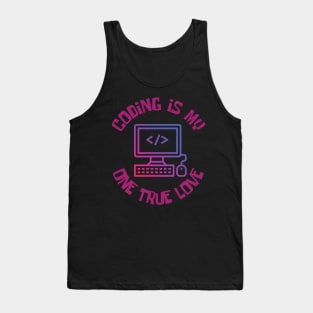 My one true love: Coding Tank Top